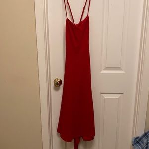 Red dress